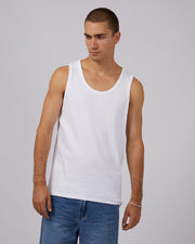 Rib Tank - White - Catani Clothing