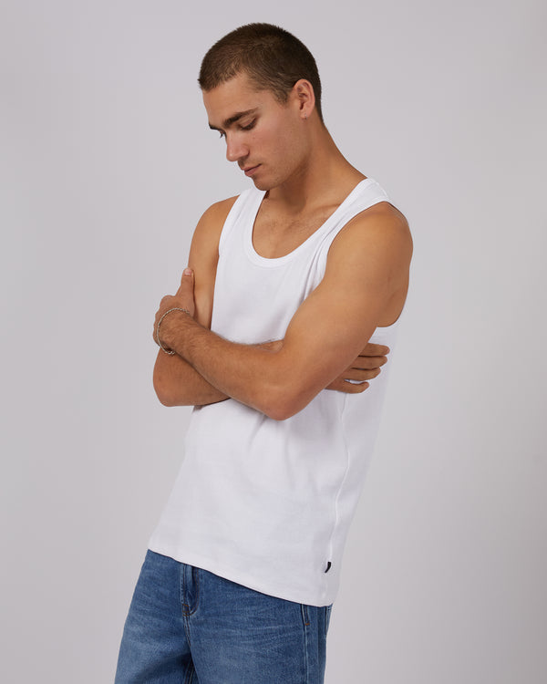 Silent Theory Rib Tank - White (view 4)
