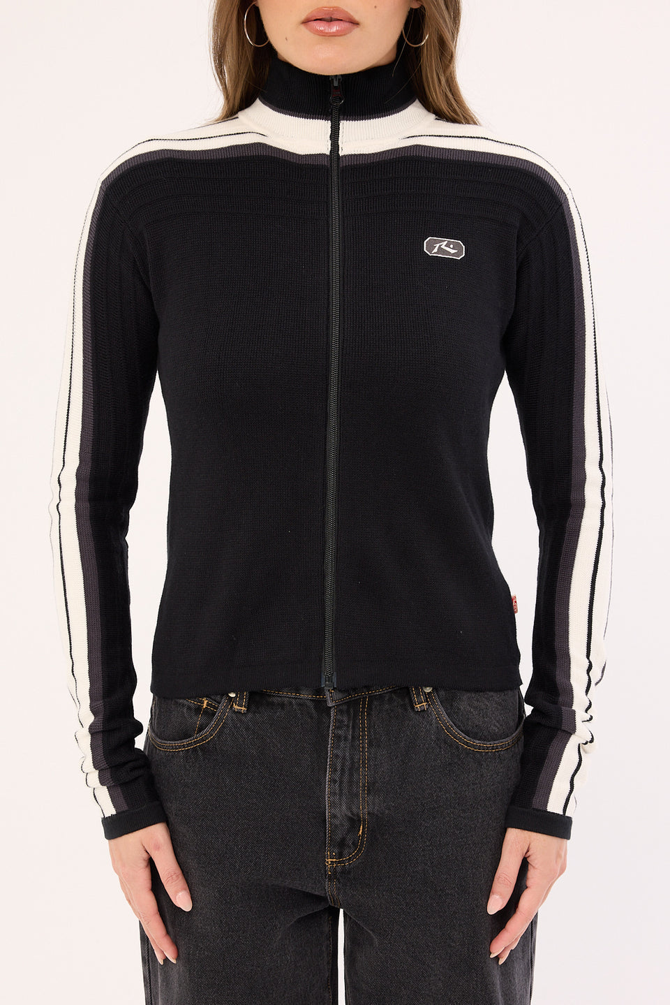 Rusty Daddy GB Zip Through Knit - Java (view 6)