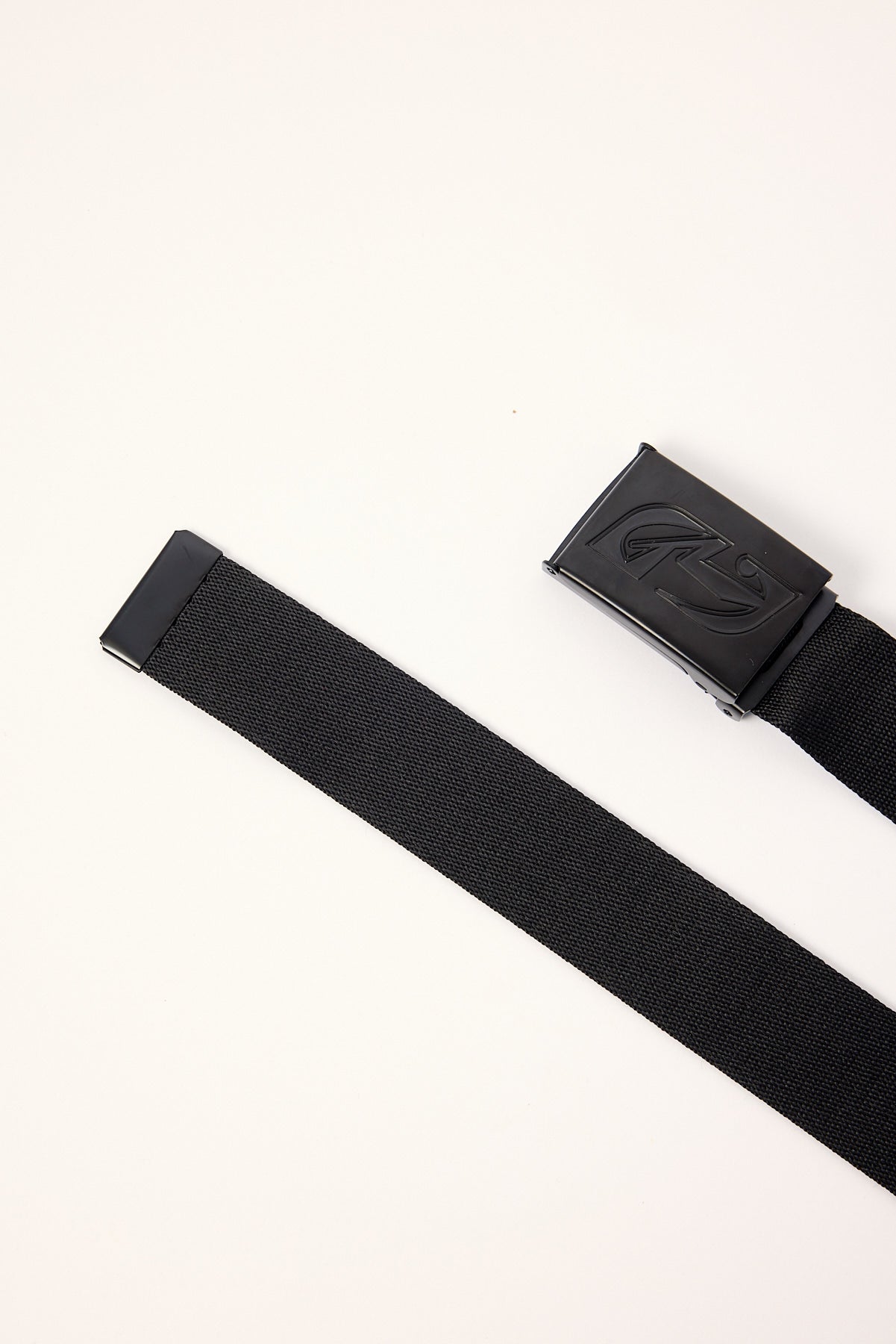 Rusty Jagged Webbing Belt - Black (view 3)