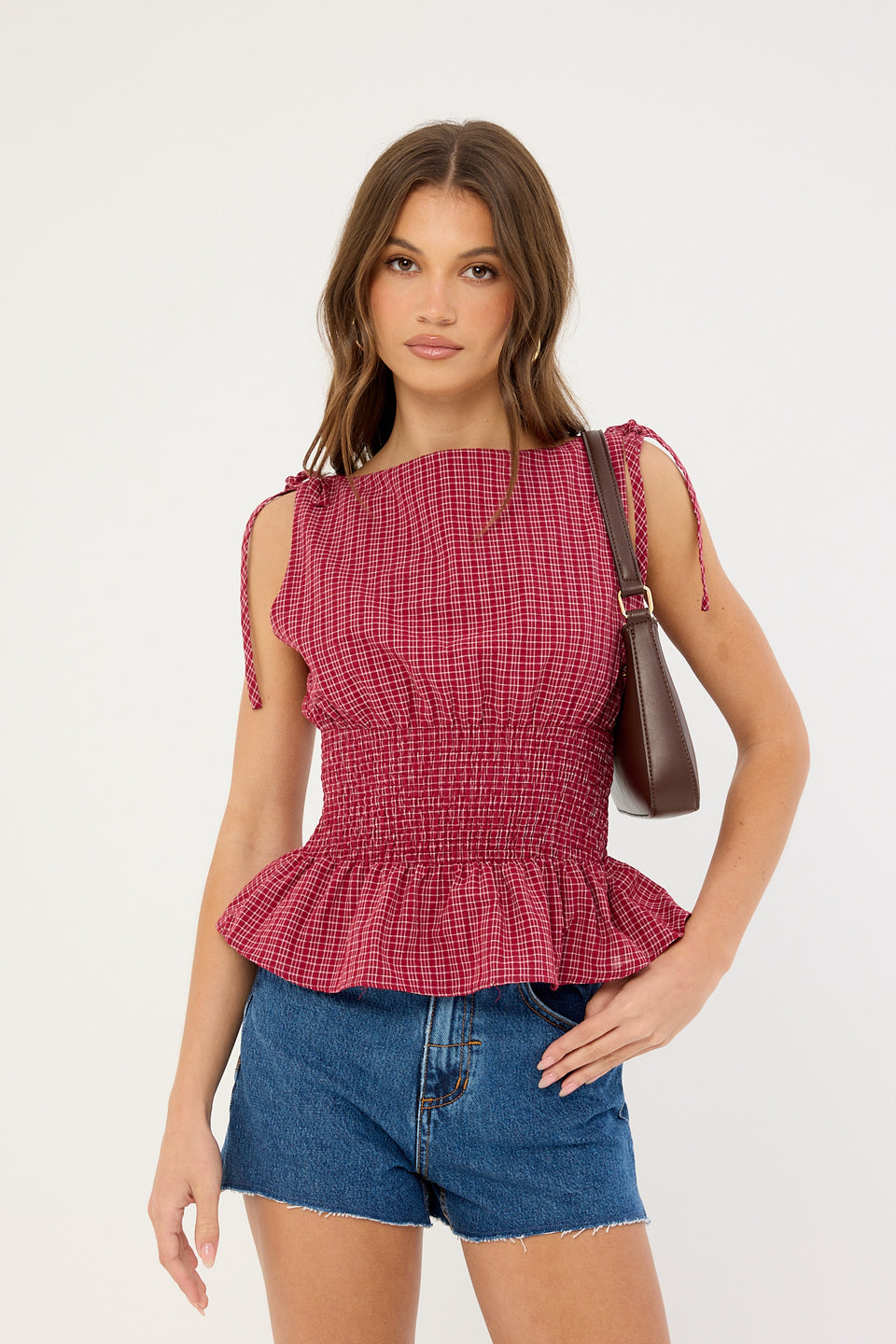 Sadie High Rise Micro Short - Deep Vintage Blue