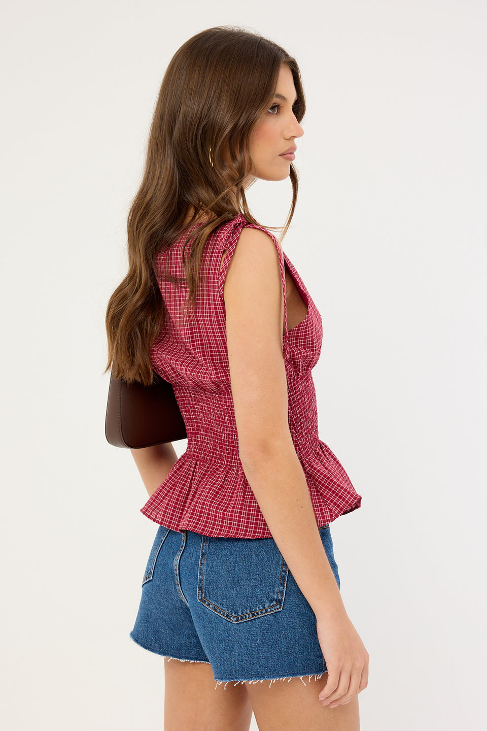 Sadie High Rise Micro Short - Deep Vintage Blue