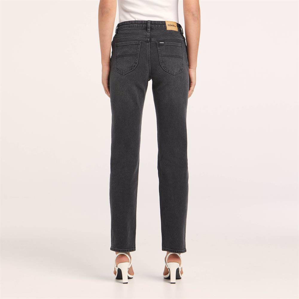 Riders Mid Vintage Straight Jeans - Stoic Black (view 3)