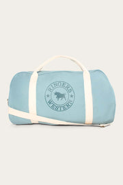Gundagai Duffle Bag - Bluey with  Biscuit Print - Catani Clothing