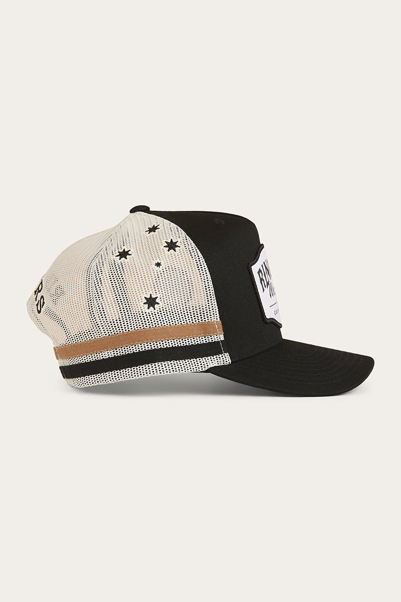 Ringers Western Country Club Deep Fit Trucker Cap -  Black (view 4)