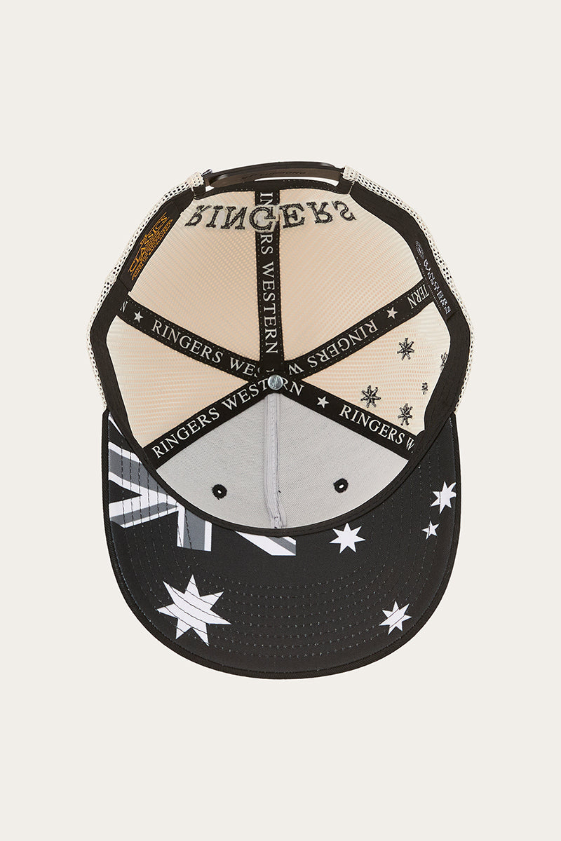 Ringers Western Country Club Deep Fit Trucker Cap -  Black (view 3)