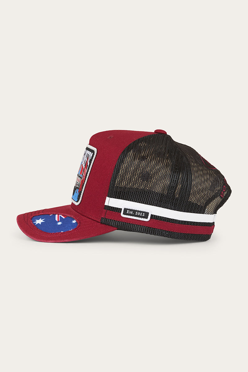 Mud Sweat Beers Deep Fit Trucker Cap - Kastanienbraun