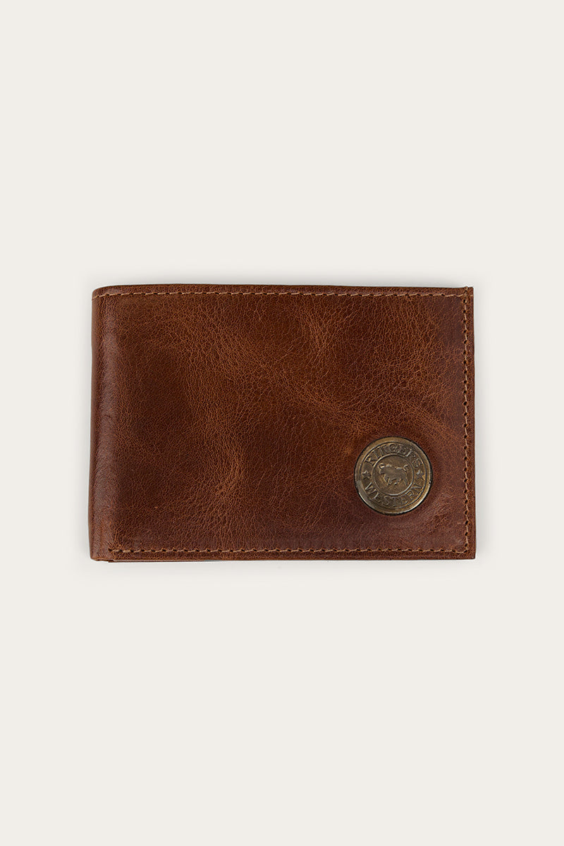 Ringers Western Toro Slim Wallet - Cognac