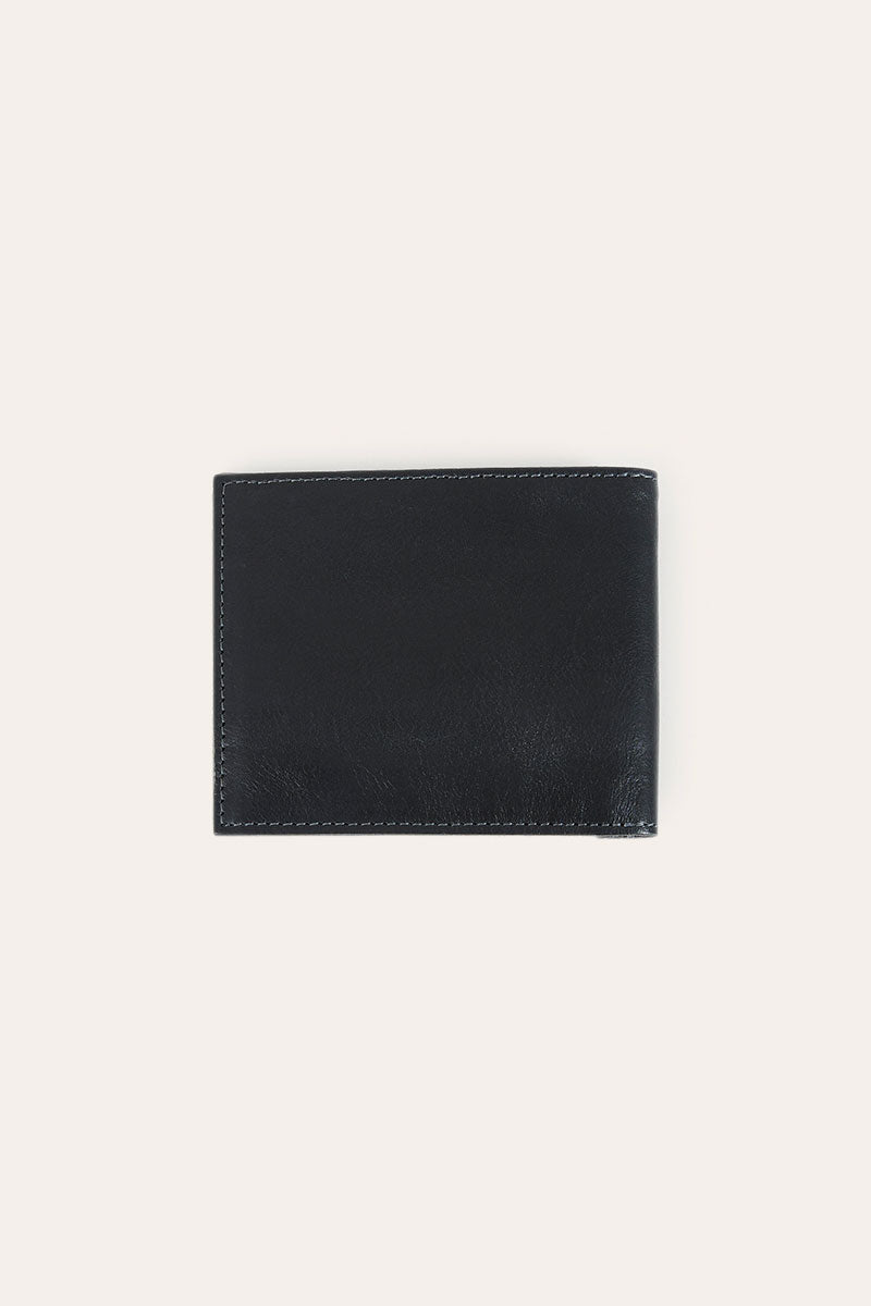 Ringers Western Toro Midi Wallet in Black - open