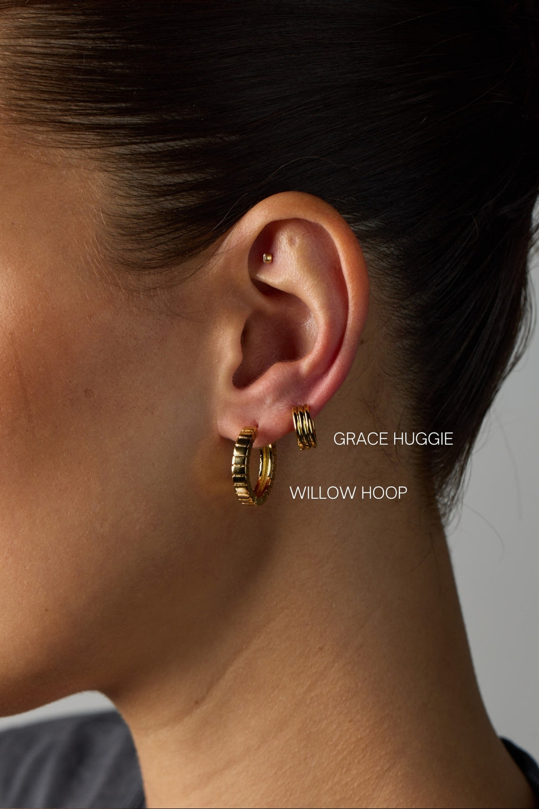 Zafino Willow Hoop - Silver (view 3)
