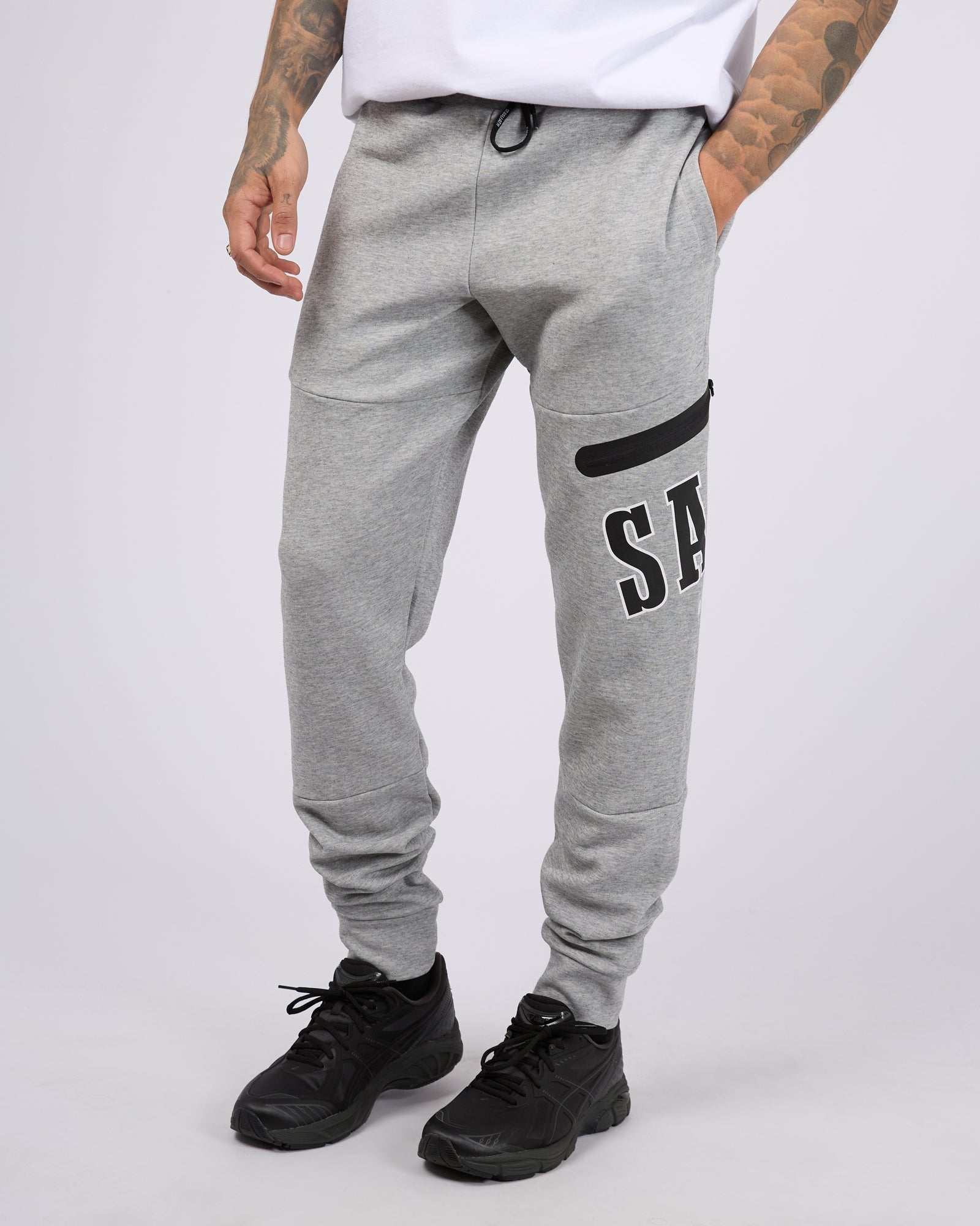 Baseline Pant - Grey Marle - Catani Clothing