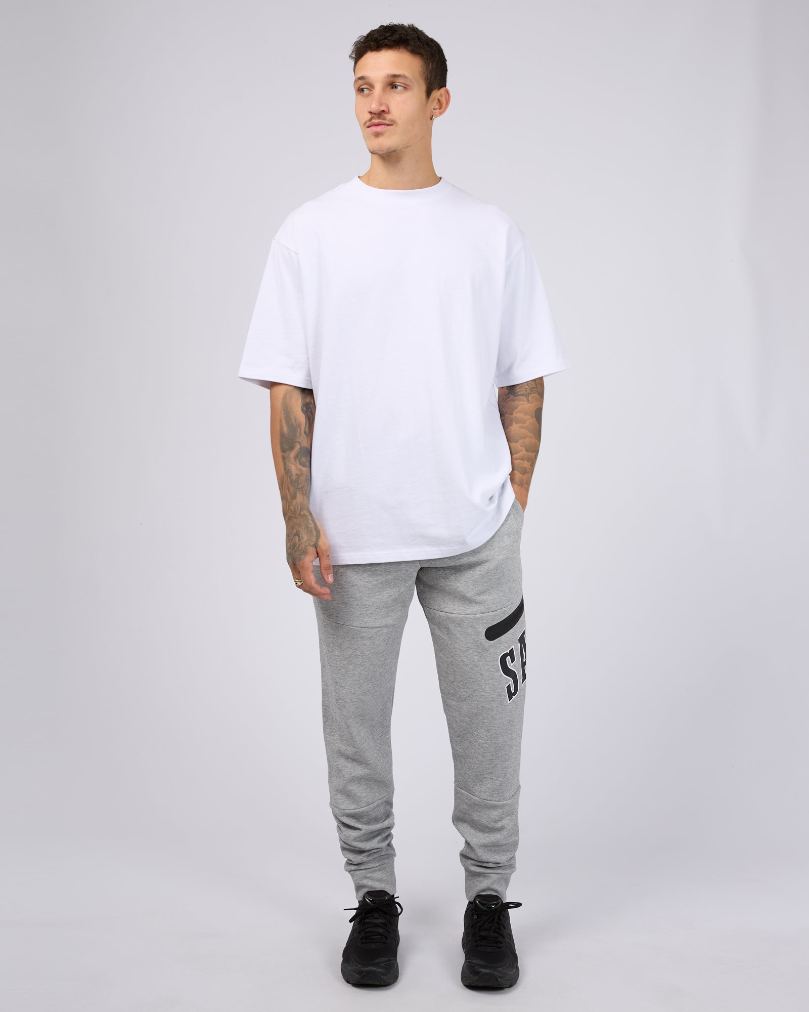 Baseline Pant - Grey Marle - Catani Clothing