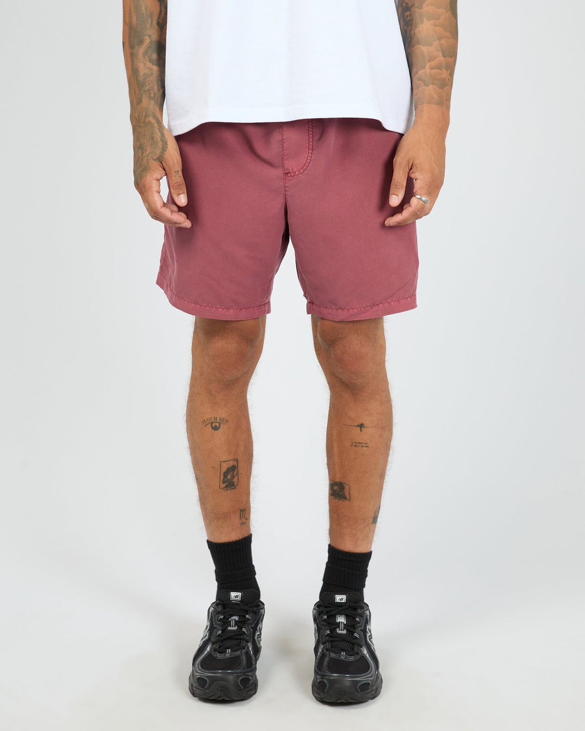 Illusion Short Crimson front