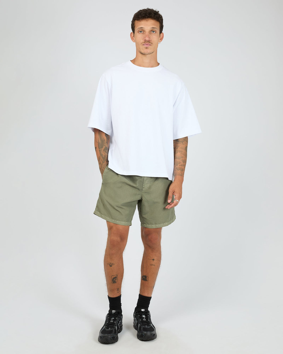St Goliath Illusion Short Vintage Khaki detail