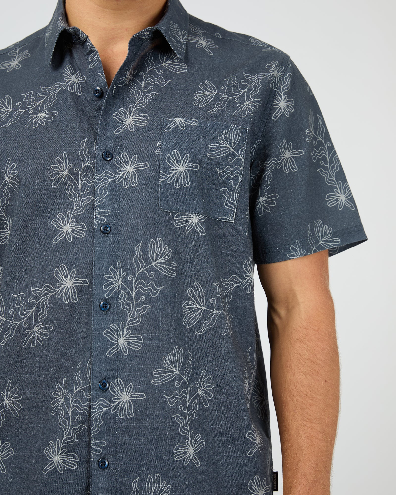 Saint Goliath Blackgate Short Sleeve Shirt – Navy (view 5)