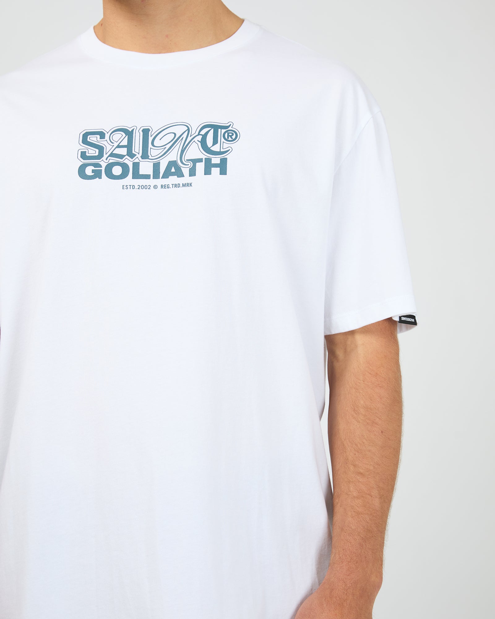 Saint Goliath Glass Tee - White (view 5)