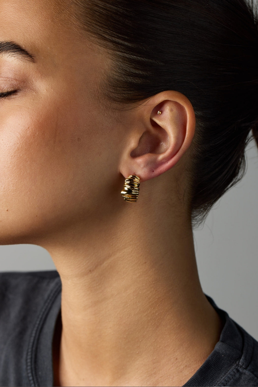Zafino Lottie Earring - Gold (view 3)