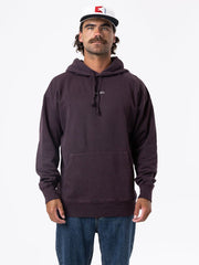 Minimal Thrills Slouch Pull On Hood - Deep Plum - Catani Clothing