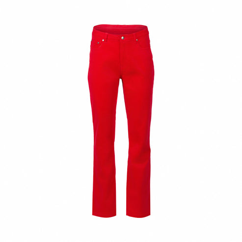 Vassalli Straight Leg Full Length Pinwale Cord with Fly - Fiesta (view 4)