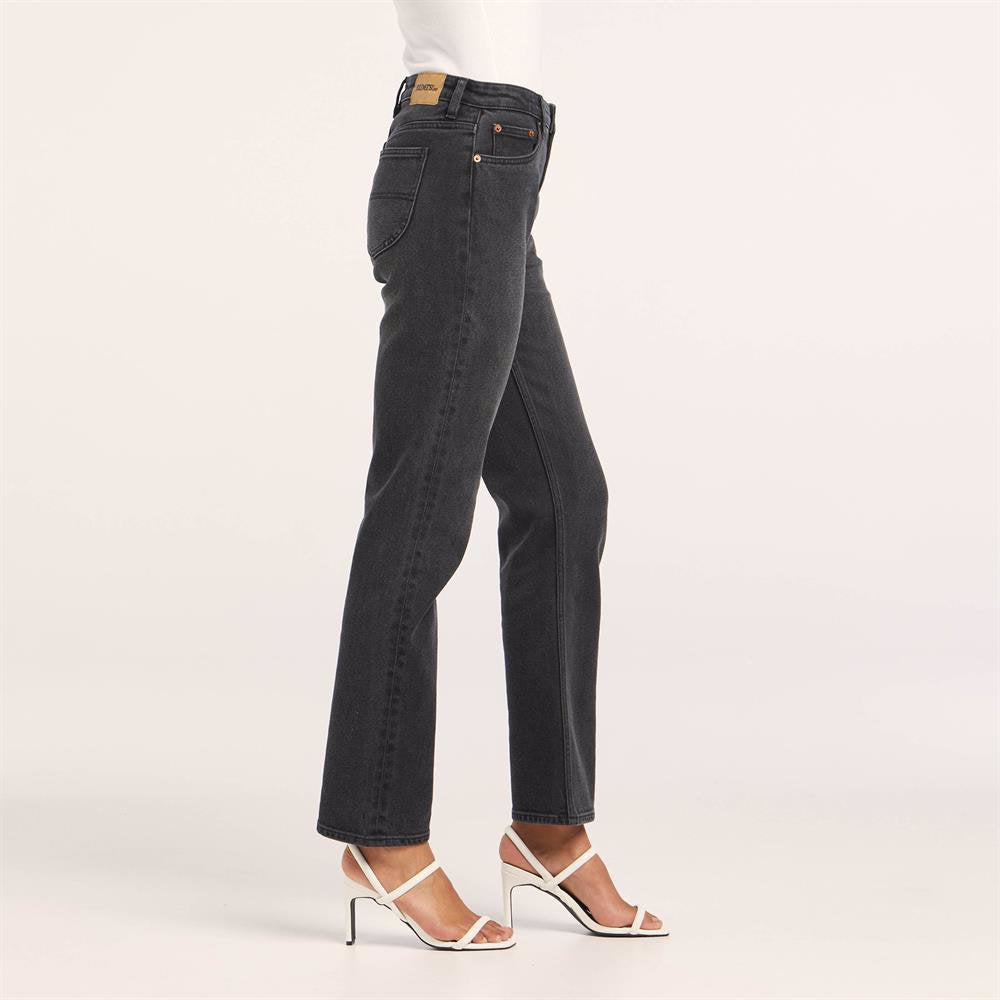 Riders Mid Vintage Straight Jeans - Stoic Black (view 4)