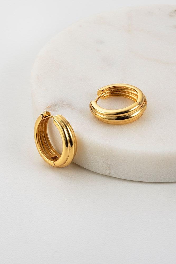 Paris Hoop Earring - Gold - Catani Clothing