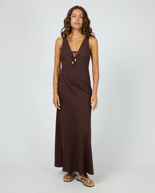 Lenni Maxi Dress - Choc