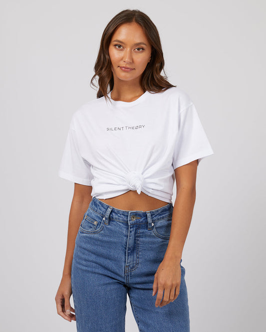 Logo Tee - White