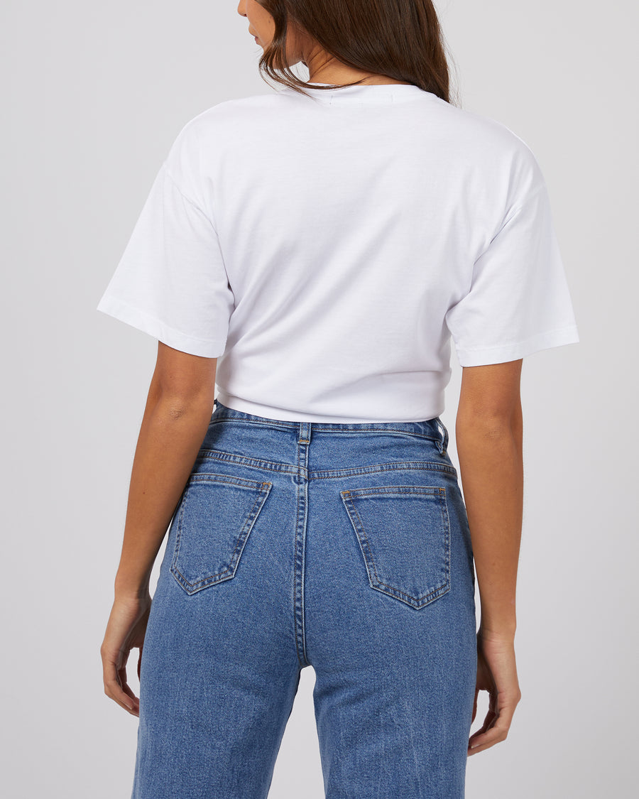Silent Theory Logo Tee - White (view 3)