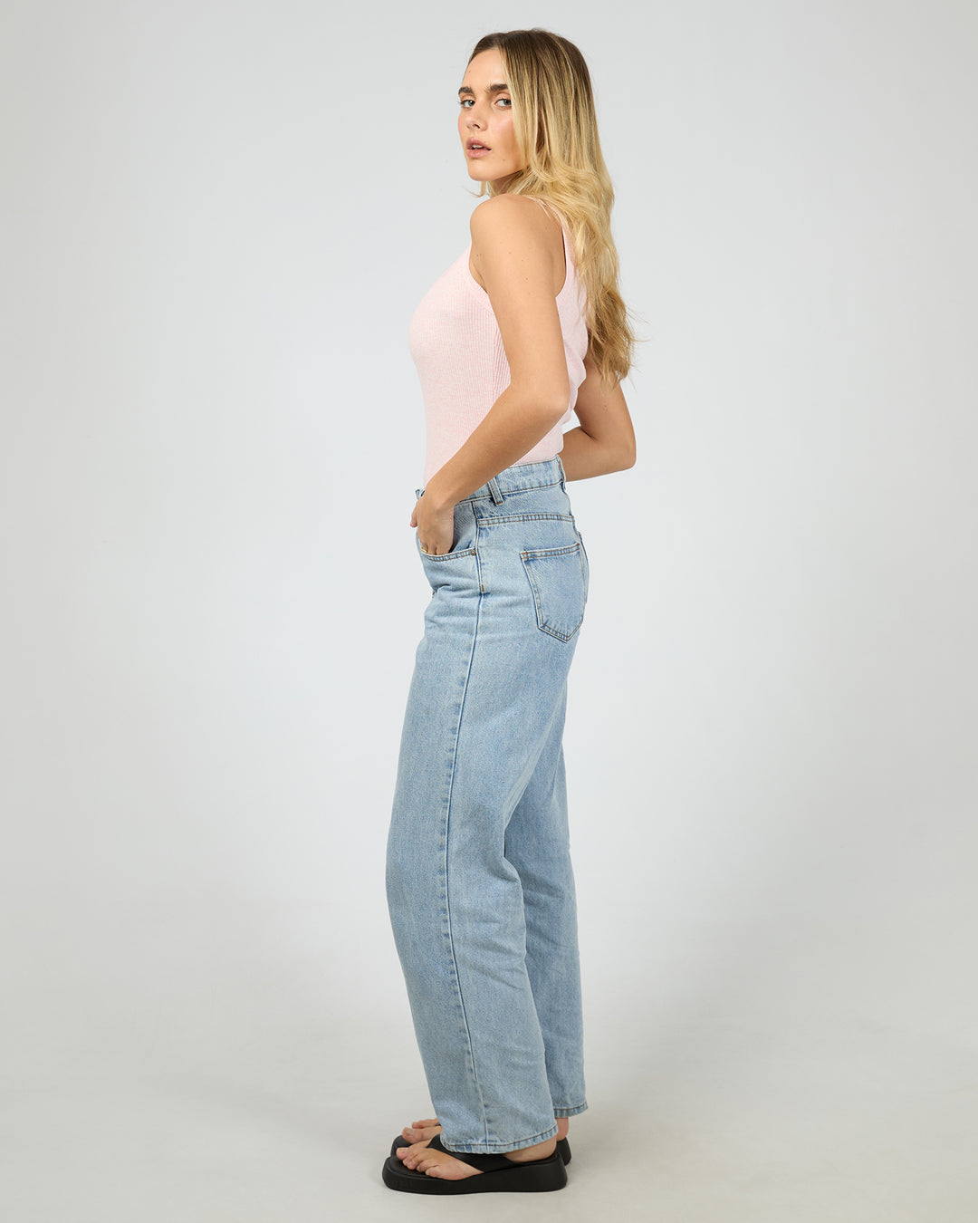 Mia Tank - Blush Marle