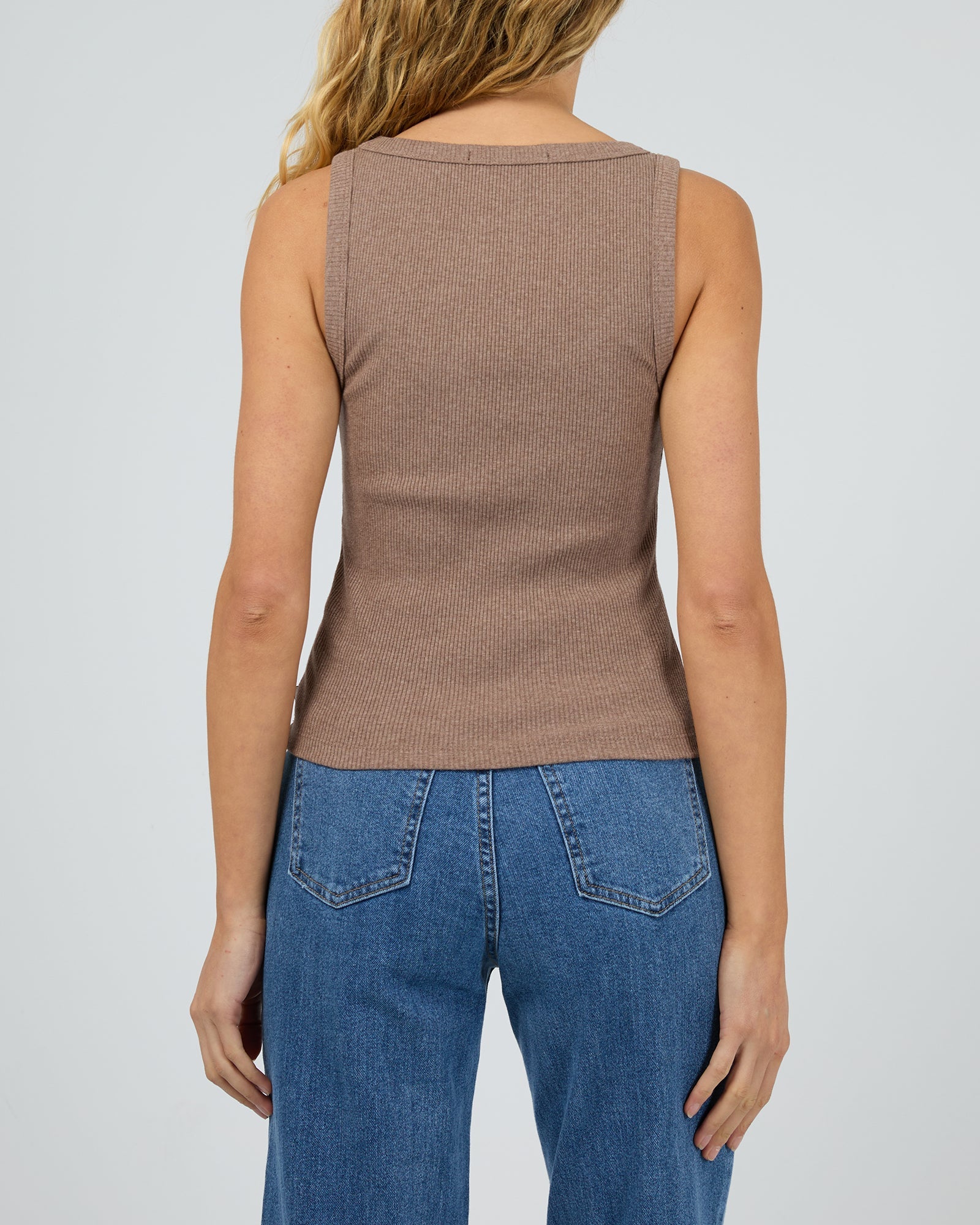 Silent Theory Mia Tank in brown - back