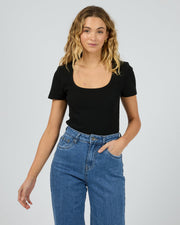 Mia Tee - Black - Catani Clothing