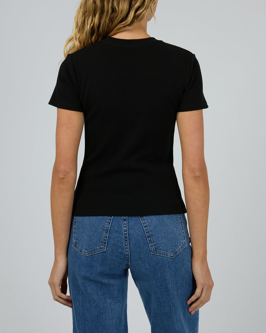 Silent Theory Bella Tee - Black (view 3)