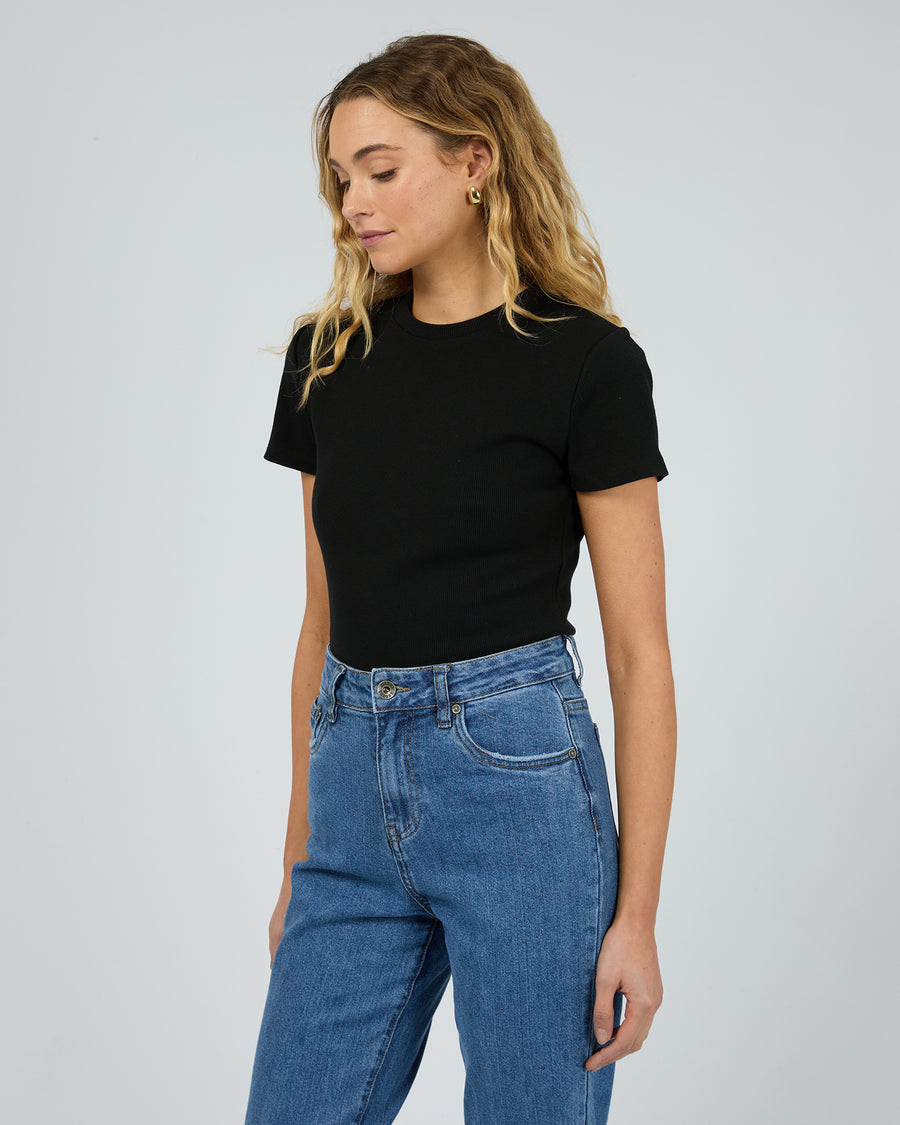 Silent Theory Bella Tee - Black (view 4)