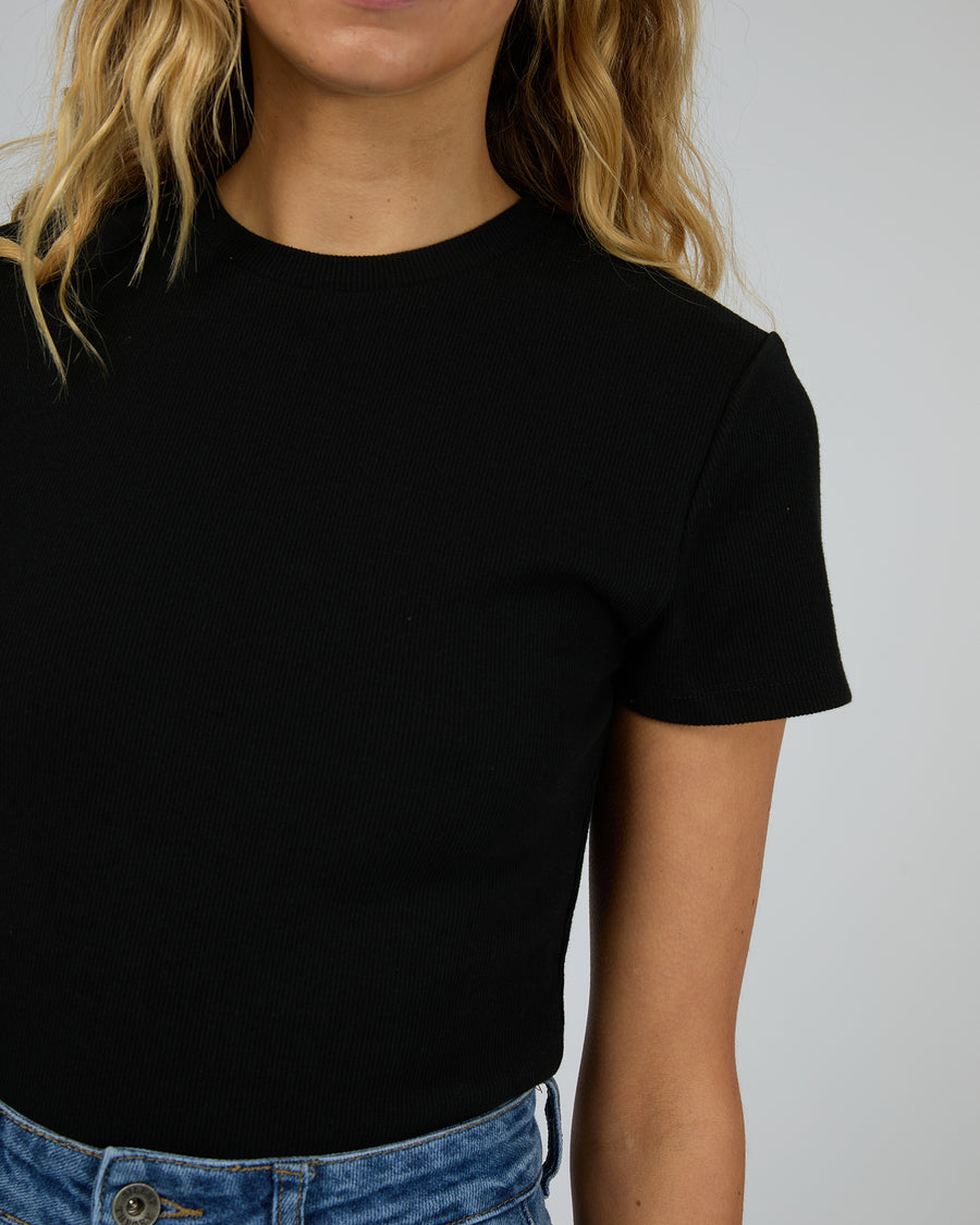 Silent Theory Bella Tee - Black (view 5)
