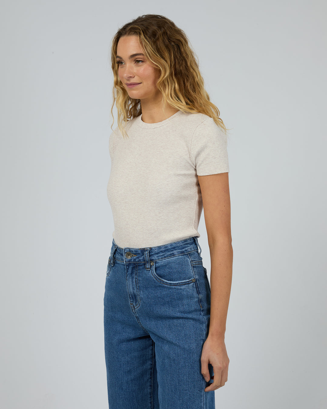 Silent Theory Bella Tee - Oat (view 4)