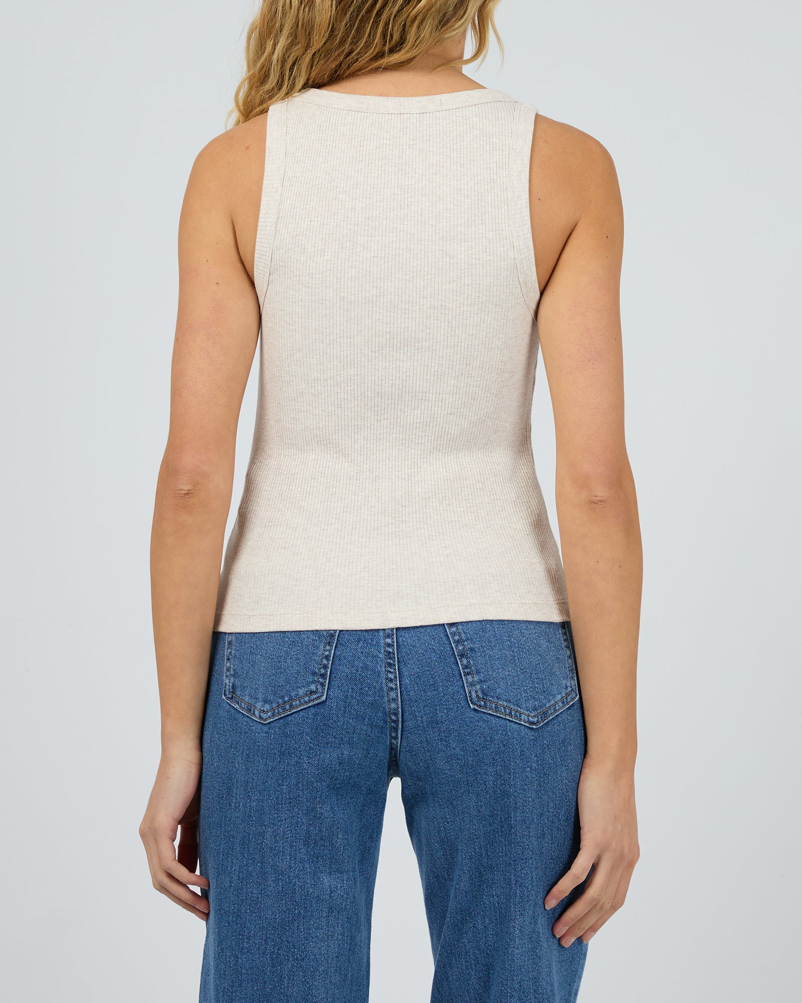 Silent Theory Ella Tank Oat - detail view