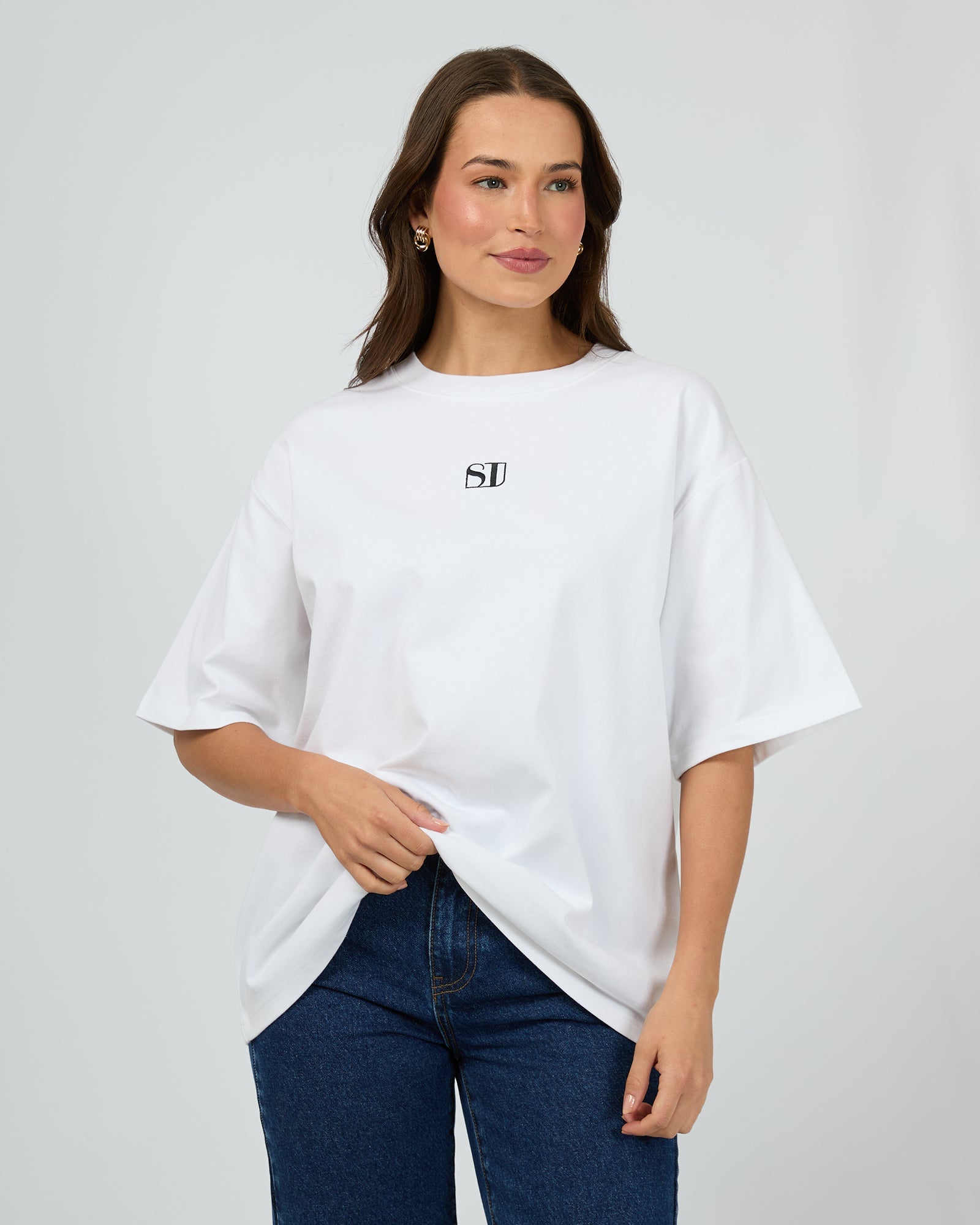 Silent Luxe Tee - White