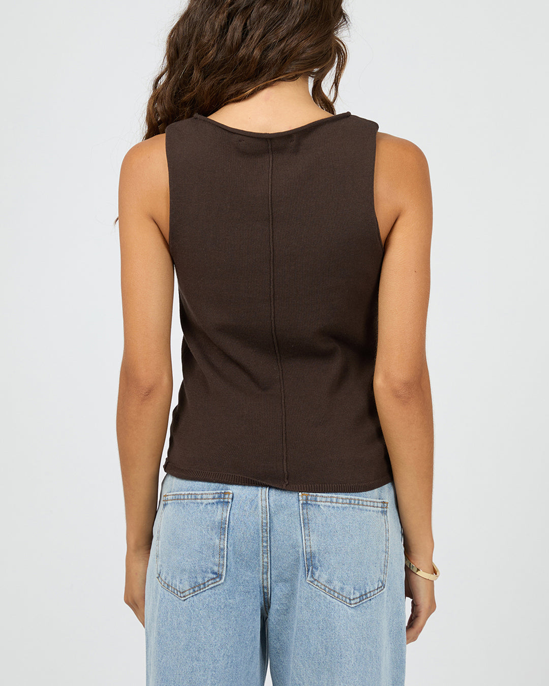 Ellis Tank Top - Choc