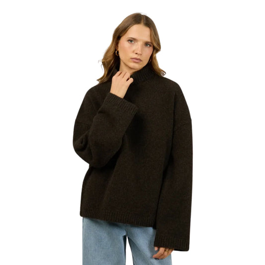 Willow Knit Jumper - Chocolate