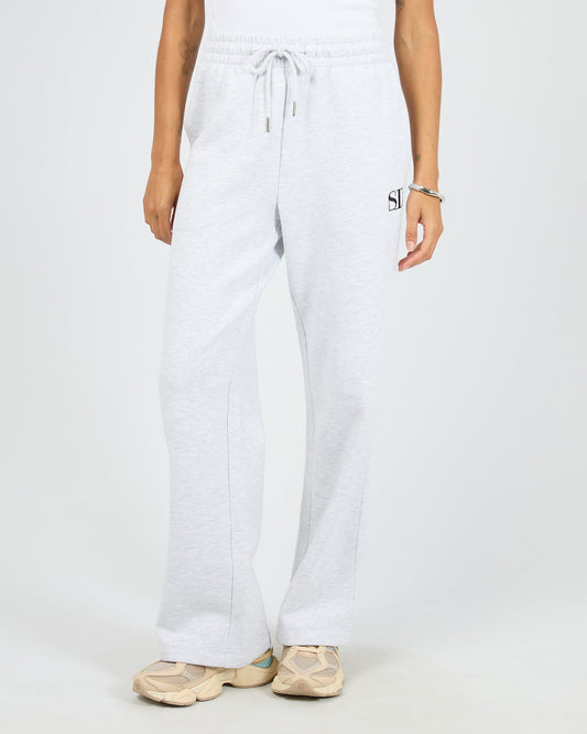 Silent Luxe Trackpant - Snow Marle