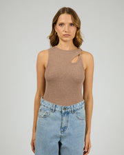 Blake Top - Brown - Catani Clothing