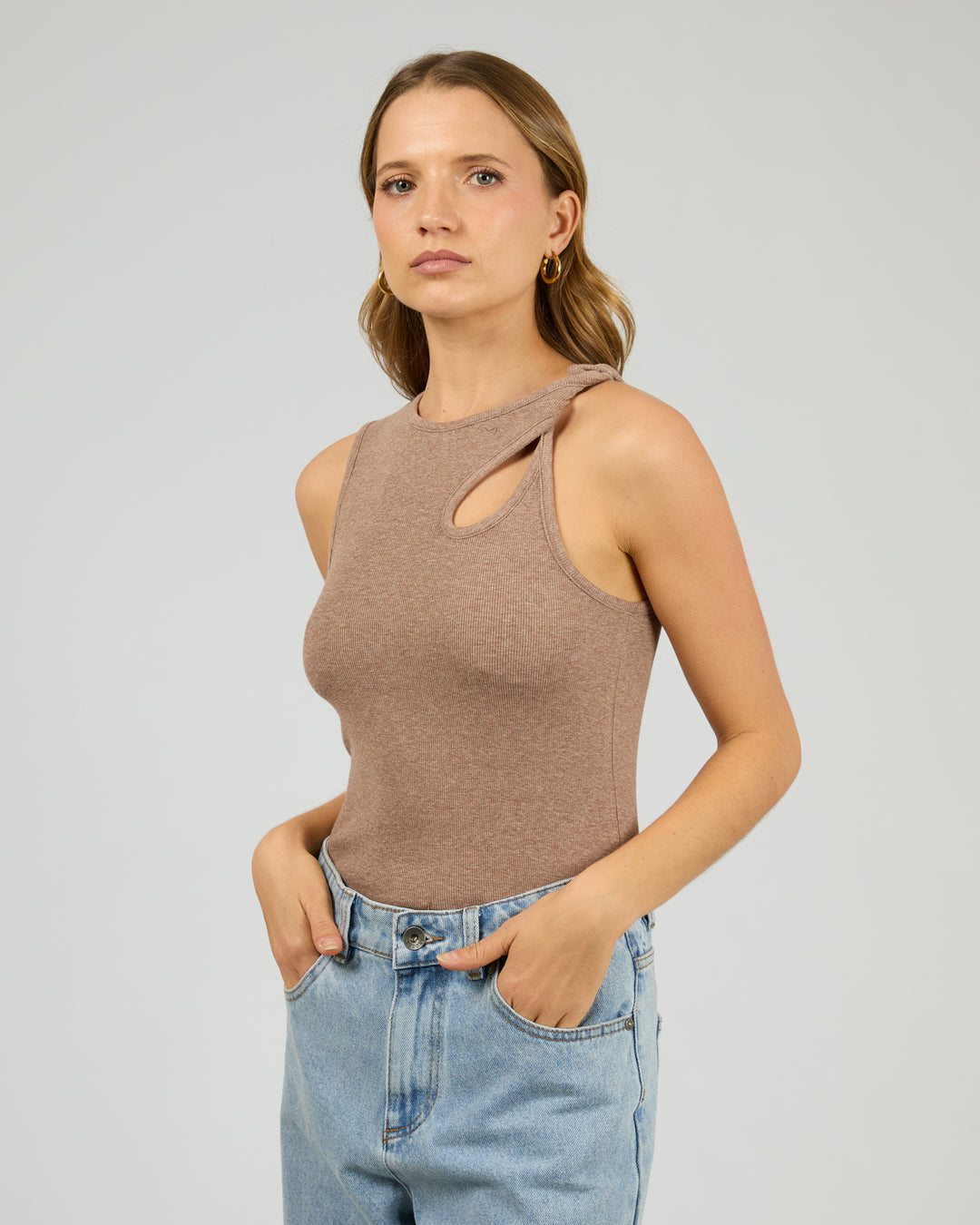 Silent Theory Blake Top - Brown (view 4)