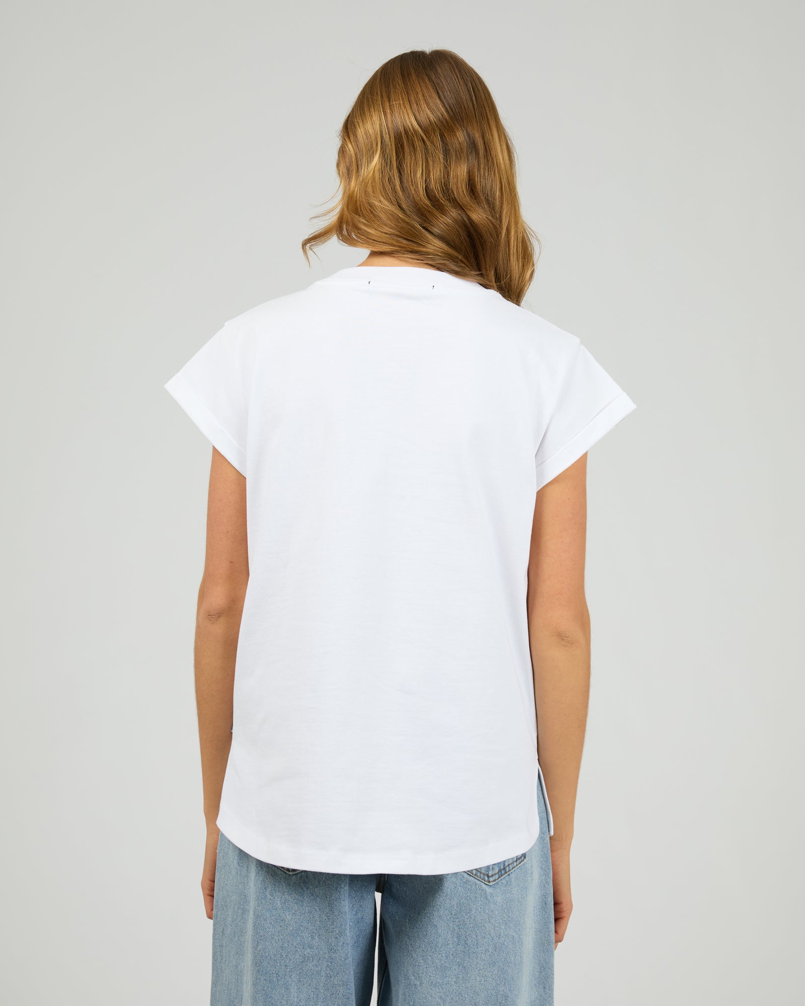 Silent Theory Essential Tee in white - detail