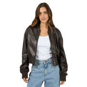 Luxe Bomber Jacket - Chocolate
