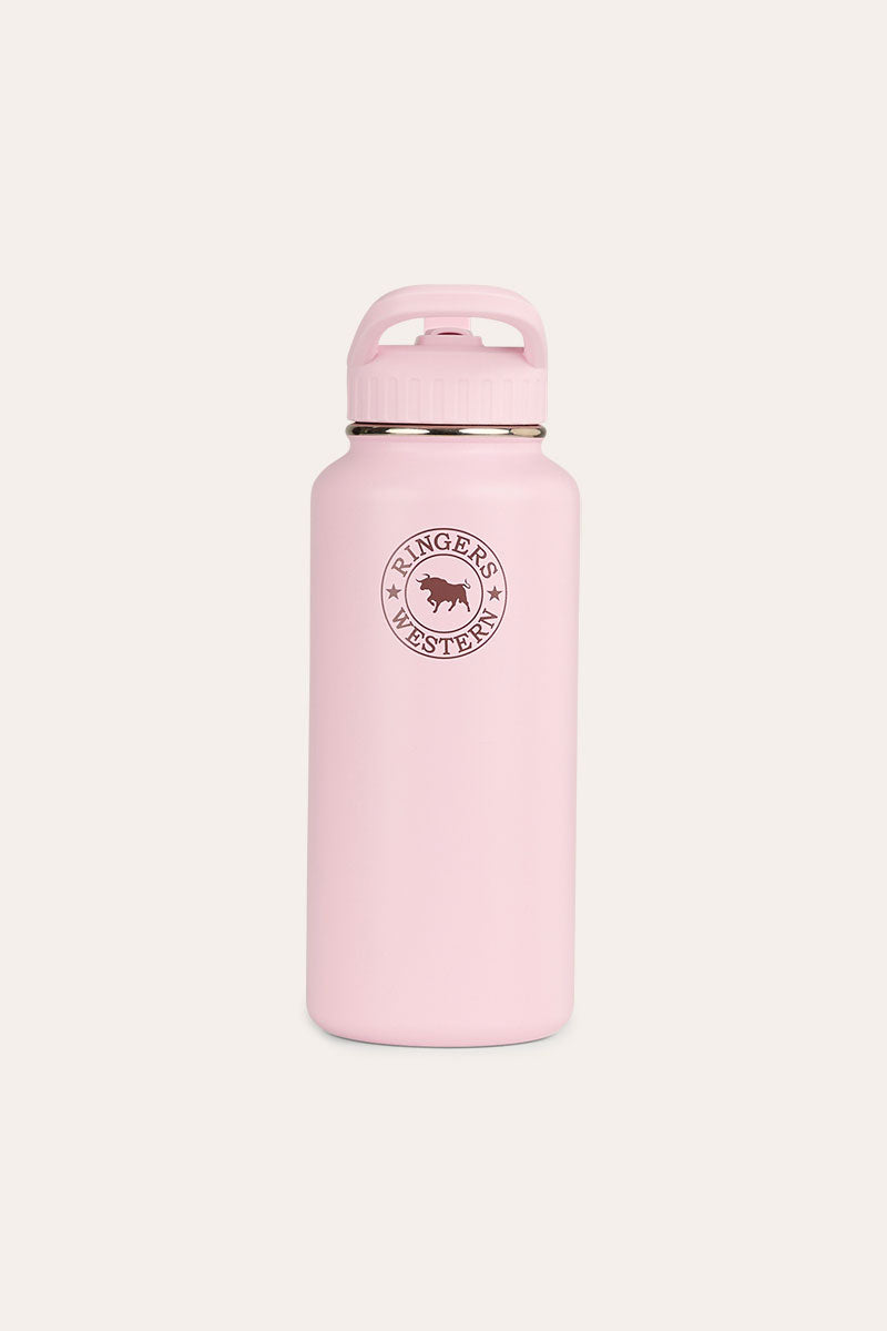 Ringers Western The OG Drink Bottle 950ml in Pastel Pink
