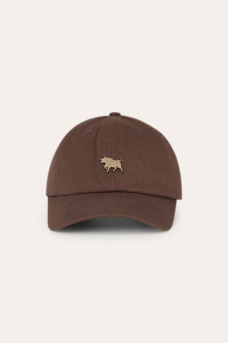 Hero Flexfit 110 Baseball Cap - Chocolate / Antique Brass