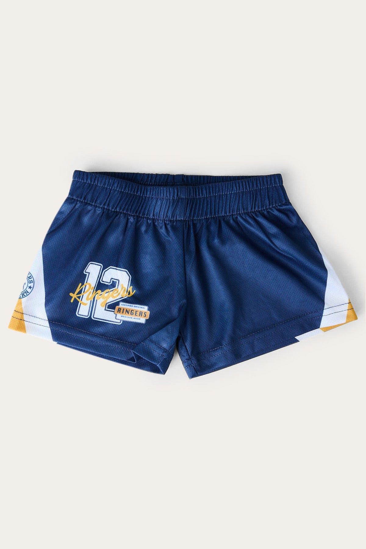Ringers Western Since 2012 Babies Footy Short College Navy front