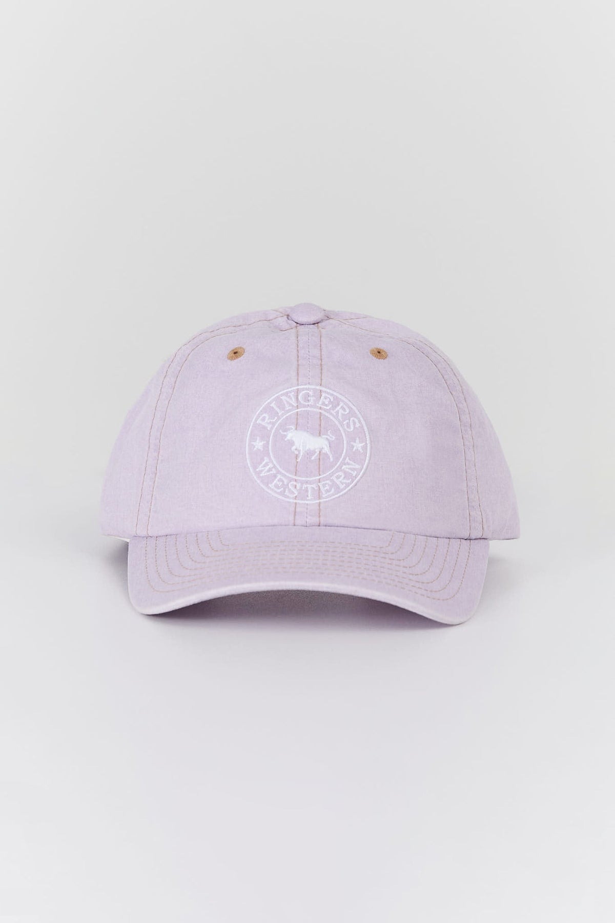 Ringers Western Kids Signature Bull Baseball Cap in lilac - front