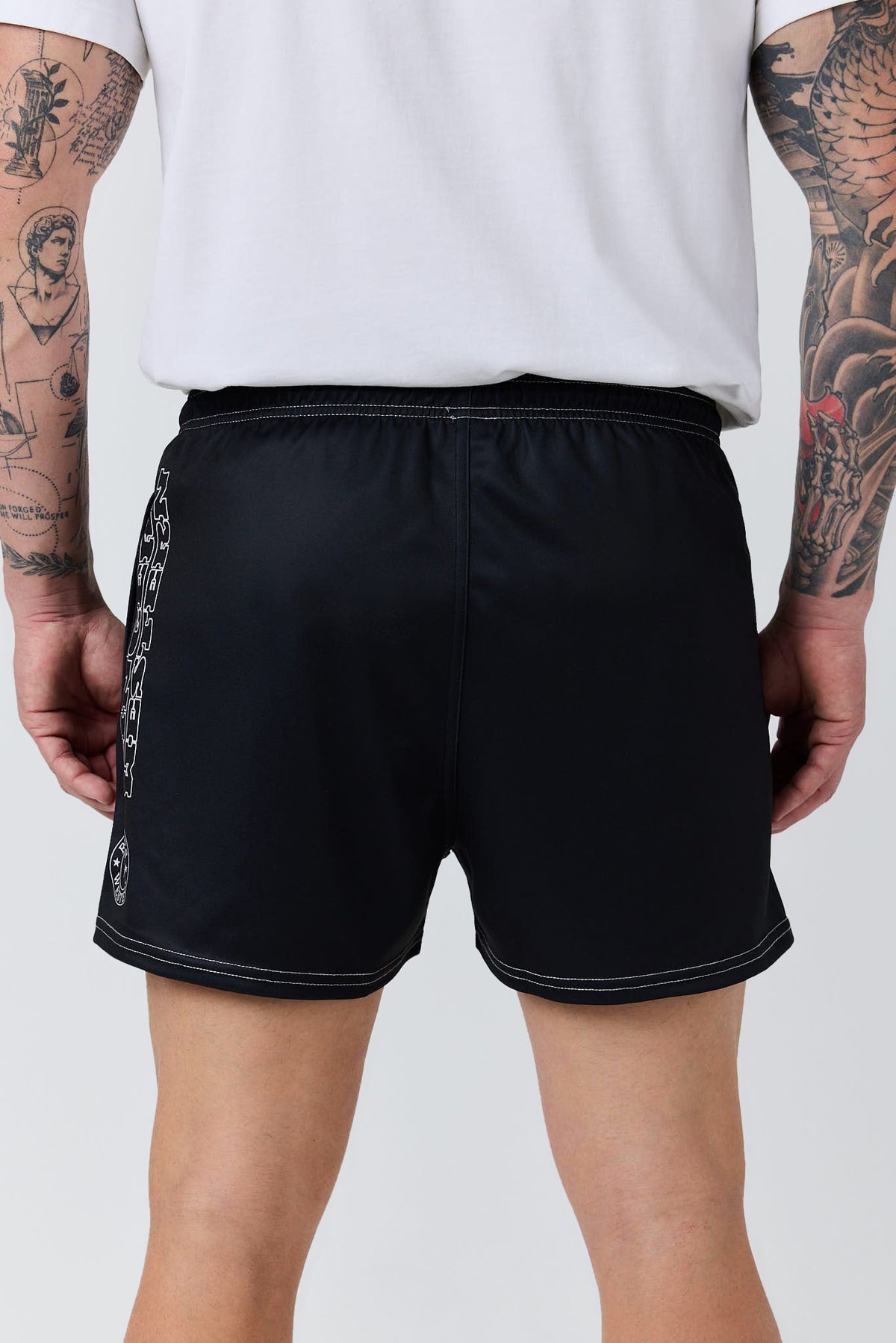 Ringers Western Dust Devil Footy Short Black back