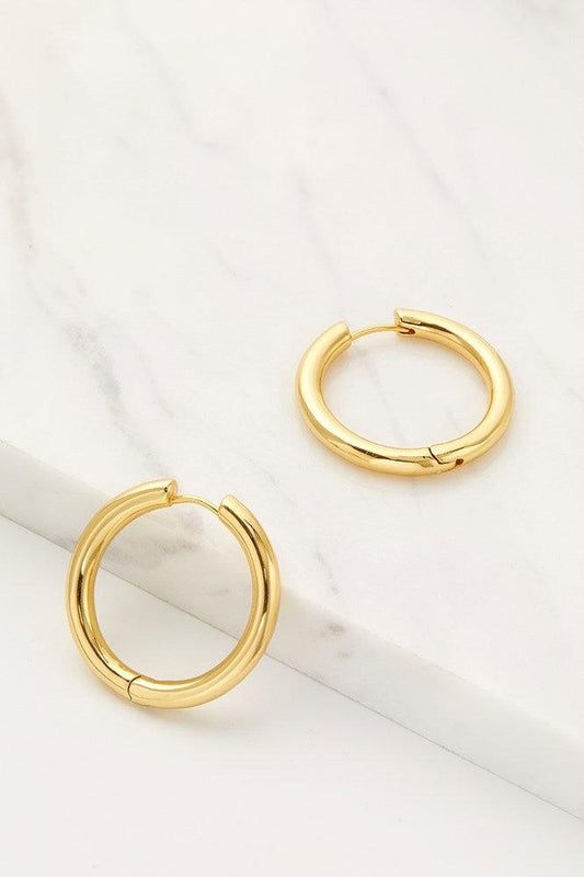 Kendall Large Hoop - Gold